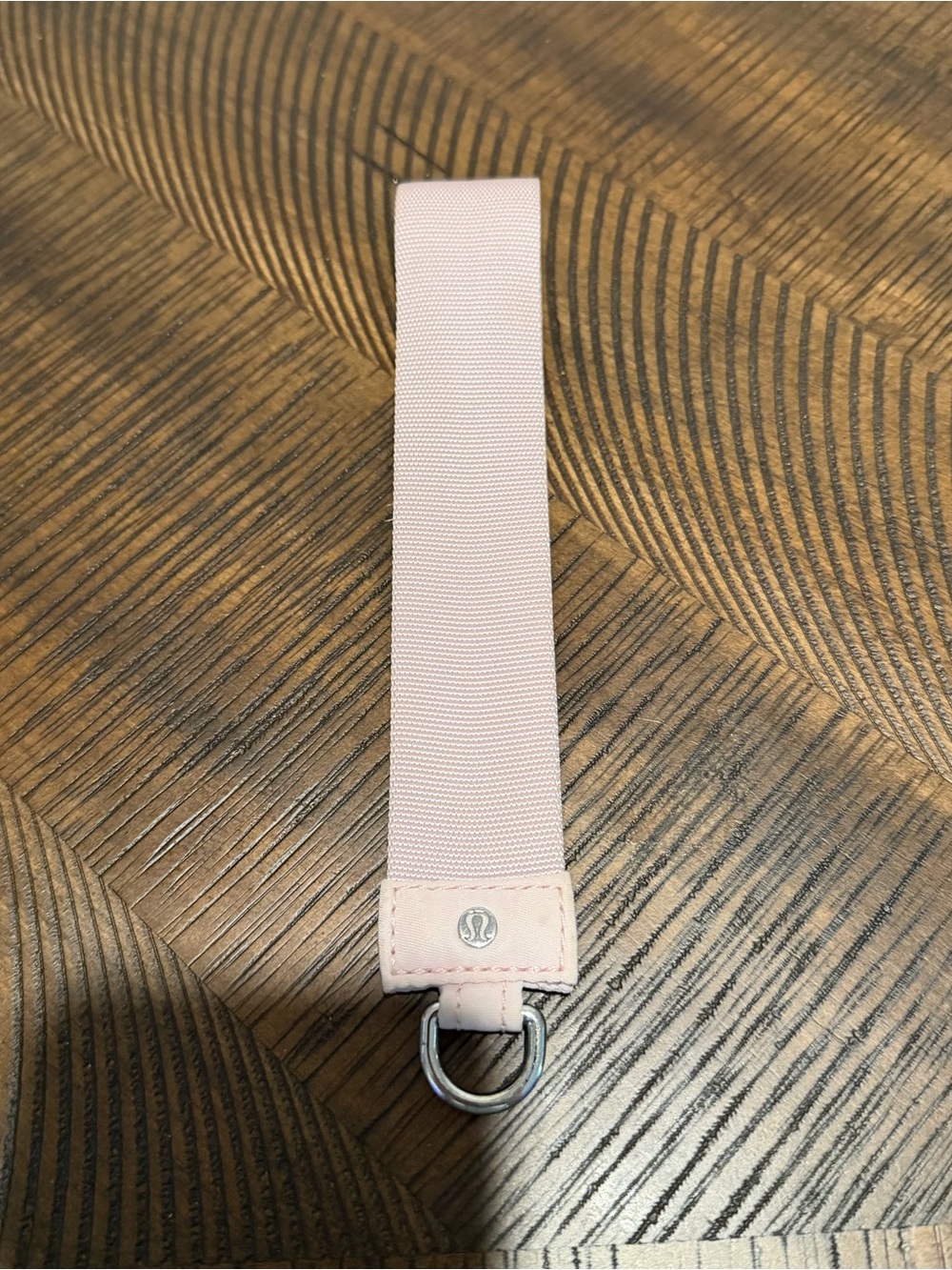 lululemon athletica Light Pink Stretch Wrist Key Loop